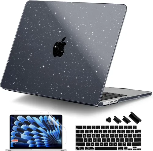 Vista 13 de DONGKE Funda para MacBook Air de 15 pulgadas M5 M4 M3 M2 (2026-2023) A3448 A3241 A3114 A2941, cubierta protectora rígida compatible con Touch ID
