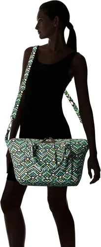 Vista 6 de Vera Bradley Cotton Hadley Satchel Purse