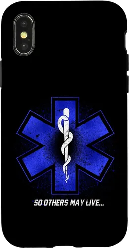 Vista 5 de iPhone 13 Pro Max EMT EMS Paramedic AMR para que otros puedan vivir... Funda