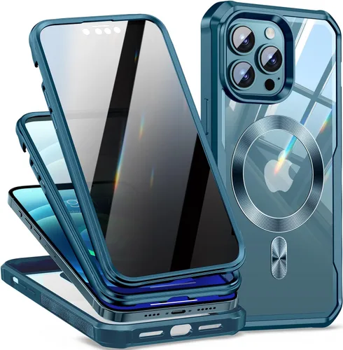 Vista 19 de [Bucle de CD + protector de pantalla de privacidad] Funda magnética para iPhone 7/8/SE 2020/SE3, [protección contra caídas de grado militar]