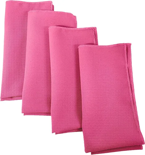Vista 81 de LA Linen Paquete de 10 servilletas de popelina de poli, servilletas de tela suave, servilletas lavables y reutilizables, servilletas de mesa