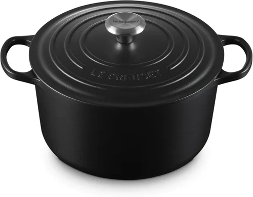 Vista 11 de Le Creuset Horno redondo profundo Signature de hierro fundido esmaltado, 6.5 cuartos de galón., Artichaut