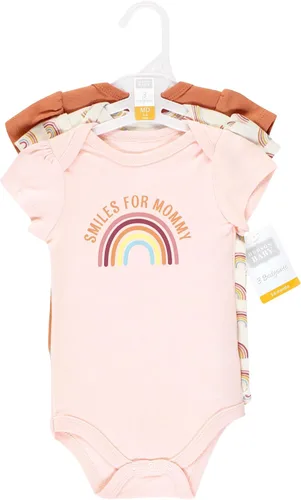 Vista 365 de Hudson Baby baby-girls Cotton Bodysuits 3-pack