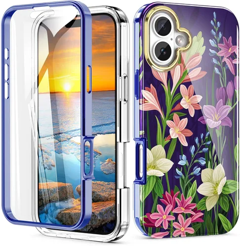 Vista 42 de Bonita funda de mármol para iPhone 11 Pro Max de 6.5 pulgadas, fabricada con protector de pantalla, ligera y elegante, cuerpo completo, a prueba