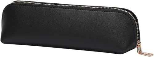 Vista 13 de Estuche para lápices de lona de algodón y bolsa de lápices multifuncional simple con cremallera Almacenamiento portátil (beige)