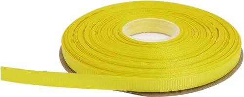 Vista 45 de Cinta de grogrén sólido de 25 yardas cada rollo, borde tejido 100% poliéster (1 pulgada, beige)
