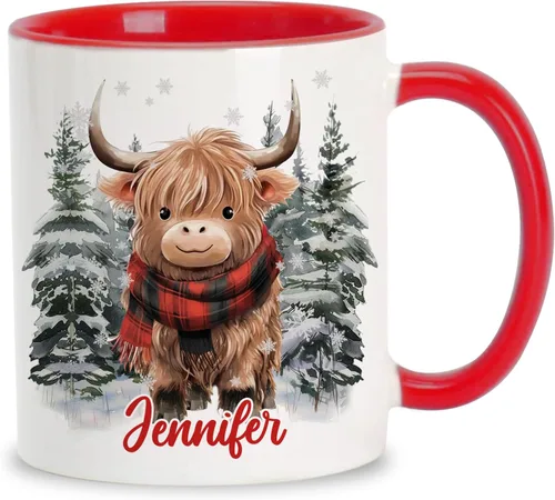 Vista 10 de Hyturtle Bonita taza de café de gato naranja, regalos de Navidad para mamá de gato, regalo de decoración de plantas para amantes de las plantas