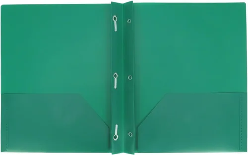 Vista 7 de Carpeta plástica con púas y 2 bolsillos - up&up (negro)
