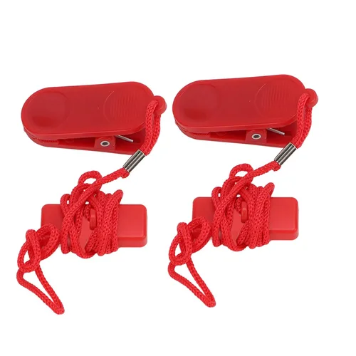 Vista 3 de Llave de repuesto para cinta de correr, 2 unidades, llaves de seguridad magnéticas, universales, compatibles con Proform, Image, Weslo, Reebok