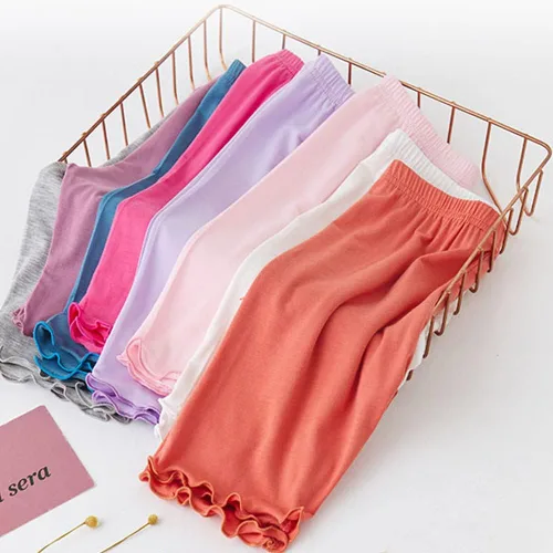 Vista 6 de Pantalones cortos de ciclismo de baile para niñas, paquete de 4 pantalones cortos de seguridad activa para parque infantil, gimnasio, deportes
