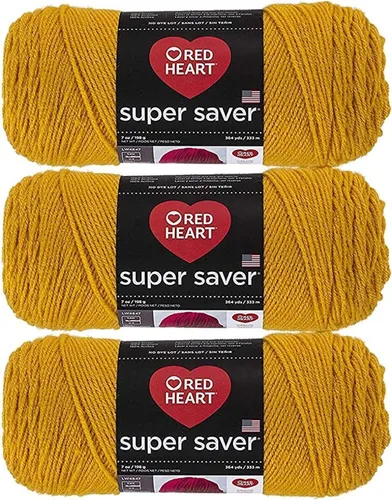 Vista 152 de Red Heart Hilo Super Saver, paquete de 3, Monet 3