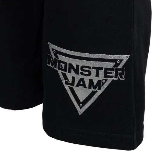Vista 7 de Monster Jam Conjunto de 3 piezas de camiones camiseta sin mangas, pantalones cortos de rizo francés