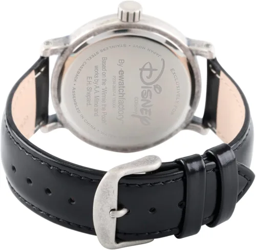 Vista 2 de Disney Winnie the Pooh W002364 Eeyore Reloj analógico de cuarzo negro para hombre, Negro