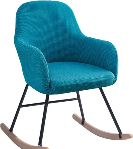 Vista 11 de Fundas elásticas para mecedoras con brazos y respaldo alto, para sala de estar, muebles del hogar, dormitorio, relajación, protector de silla