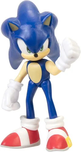 Vista 2 de Sonic The Hedgehog - Figura de acción de Sonic de 2.5 pulgadas, juguete coleccionable, 3 años