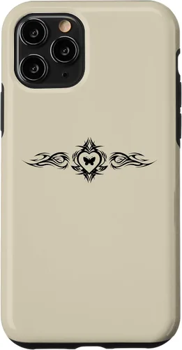Vista 29 de Butterfly Heart Tattoo Fairycore y2k Grunge Egirl Aesthetic Case for iPhone 17