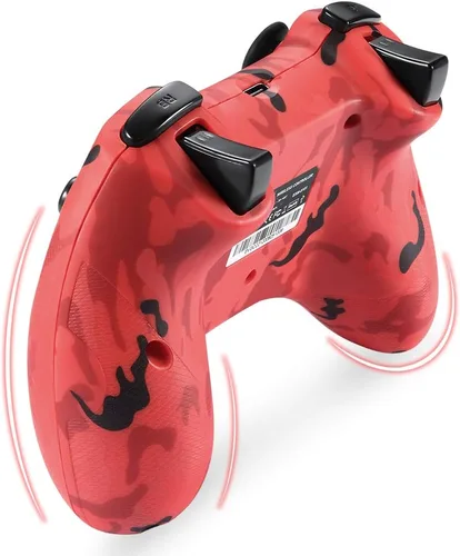 Vista 2 de EasySMX Controlador inalámbrico 24G para PS3 gamepads de PC con rango de botón de disparo de vibración de hasta 328ft compatible con PC de vapor