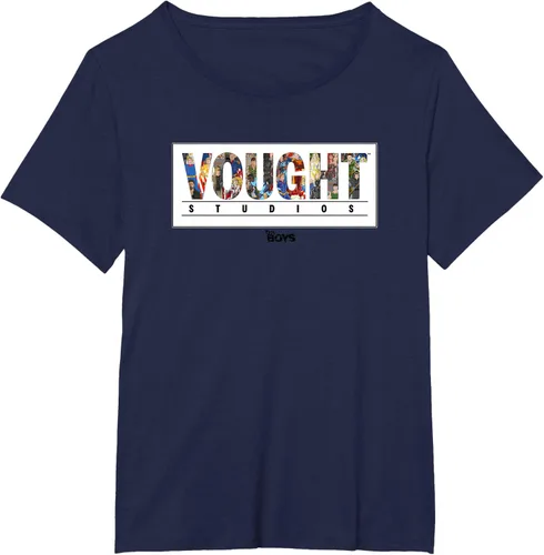 Vista 12 de The Boys Vought Comic Logo - Camiseta, Azul / Patchwork, S Azul Marino