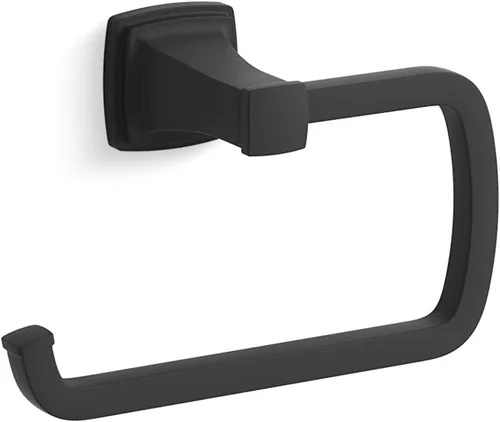 Vista 18 de Kohler 27411-BL Riff Gancho doble para bata, negro mate