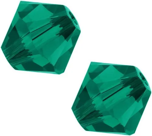 Vista 37 de Adabele - 200 cuentas de cristal bicono sueltas y facetadas pequeñas de 0.16 pulgadas, color ámbar, compatibles con cristales de Swarovski 5301/5328