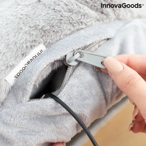 Vista 9 de InnovaGoods Calentador de pies eléctrico unisex con diseño ergonómico y portátil, 3 niveles de temperatura ajustables