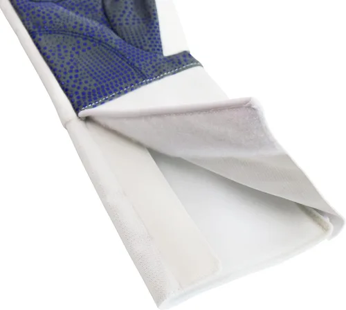Vista 6 de LEONARK Guantes acolchados de esgrima para espada y sable de aluminio, manoplas de cuero para práctica de esgrima y combate, 1 paquete