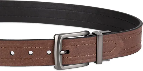 Vista 4 de Levi's Cinturón de mezclilla casual reversible para hombre