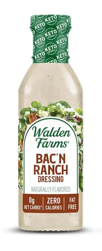 Vista 62 de Walden Farms Vinagreta balsámica de pera y blanca, sin calorías, sin gluten, baja en carbohidratos, apta para dieta cetogénica, vegana, sin azúcar