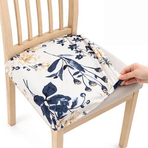 Vista 21 de NILUOH Juego de 2 fundas de asiento impermeables para sillas de comedor, de piel sintética, fundas de asiento para sillas de comedor, extraíbles
