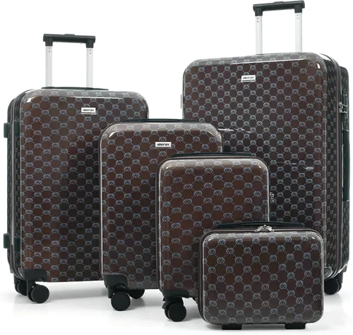 Vista 43 de Merax 3 piezas expandible ABS Hardshell equipaje Sets Spinner Wheel Maleta TSA Lock Suit Case, Apertura frontal negra, Juego de 2 piezas, Maleta