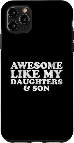 Vista 13 de Awesome Like My Two Daughters and Son Funny Mom Dad Parent Case for iPhone 16