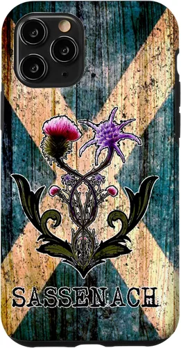 Vista 29 de Purple Thistle Flower Scottish Flag Scots Sassenach Vintage Case for iPhone 17