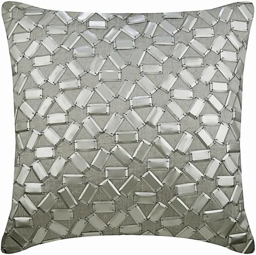 Vista 8 de The HomeCentric Funda de almohada personalizada, fundas de almohada decorativas de 12 x 12 pulgadas (11.8 x 11.8 in), color plateado, fundas de 16.