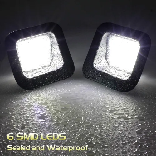 Vista 2 de Luces LED para Matrícula Compatibles con Dodge Ram 1500 2500 3500 de 2003 a 2018, 6000K Blanco