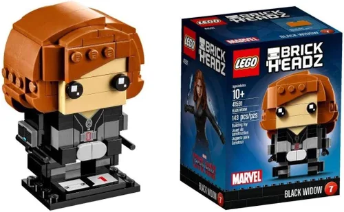 Vista 5 de Kit para construir LEGO BrickHeadz de la Viuda Negra 41591