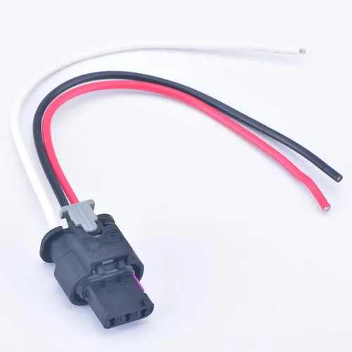 Vista 7 de 3 Pin PDC Sensor de estacionamiento Plug Auto Conector para Golf Passat A1 A3 A4 A6 A7 Q5 Q7 R8 4F0973703 1718653-1