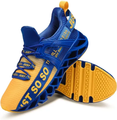 Vista 6 de UMYOGO Tenis deportivos para hombre, tenis para correr, tenis de moda