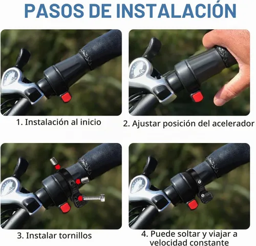Vista 3 de Canitu Thumb Throttle Adapter,E-Bike Throttle Adapter Attachment Drive Conversion Kits Replacement for Rad, for Lectric, for Pedego, for Himiway