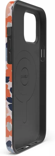 Vista 5 de Casely Funda para iPhone 14 Pro Campo de Flores Floral en Pastel Compatible con MagSafe Diseño Clásico Ultradelgado