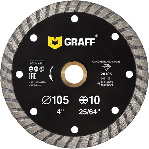 Vista 15 de GRAFF Hoja de diamante súper fina de porcelana y cerámica de 4 pulgadas, rueda de corte de diamante para azulejos duros, cerámica, piedra natural