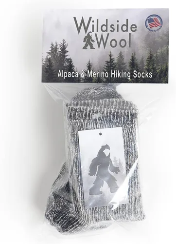 Vista 4 de Desert Breeze Distributing Alpaca and Merino Wool Hiking Socks
