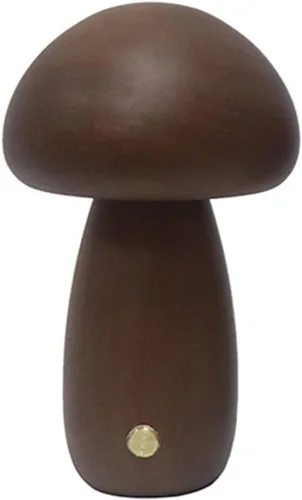 Vista 9 de Lámpara de madera USB con forma de hongo, luz nocturna multicolor, iluminación ambiental, luces de noche, lámparas de mesa para dormitorio, sala