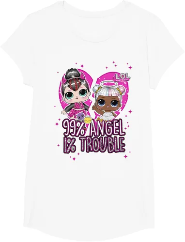 Vista 11 de LOL Surprise Sugar & Spice 99% Angel 1% Trouble Camiseta, Blanco