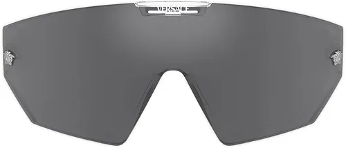 Vista 2 de Versace VE 4461 1486 V cristal plástico escudo gafas de sol lente gris espejo, Cristal