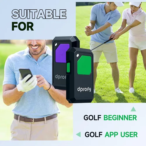 Vista 7 de Dprofy Buscador de rango GPS de golf, salida de voz con lectura de distancia manos libres, funciona con la aplicación Dprofy APP, más de 40,000