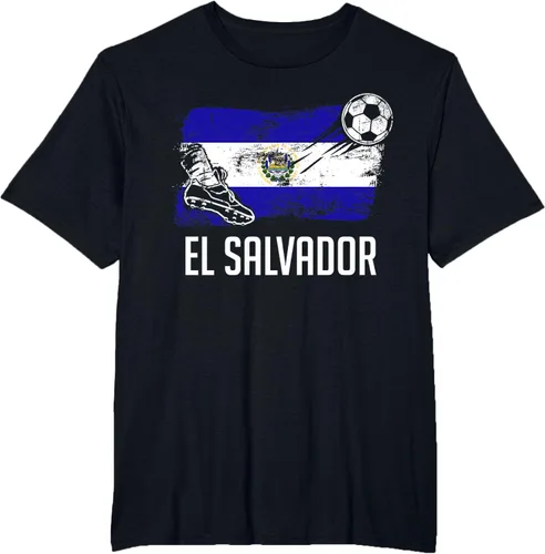 Vista 67 de Camiseta salvadoreña con bandera de fútbol salvadoreño