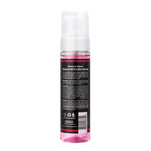 Vista 4 de Nicole & Alyssa ] Combo de espuma para peinar trenzas, aceite para cabello y cuero cabelludo