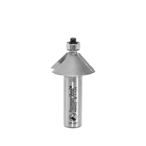 Vista 10 de Amana Tool - Chaflán con punta de carburo 49400 45° x 1-1/4 de diámetro x 1/2 x 1/4 "vástago