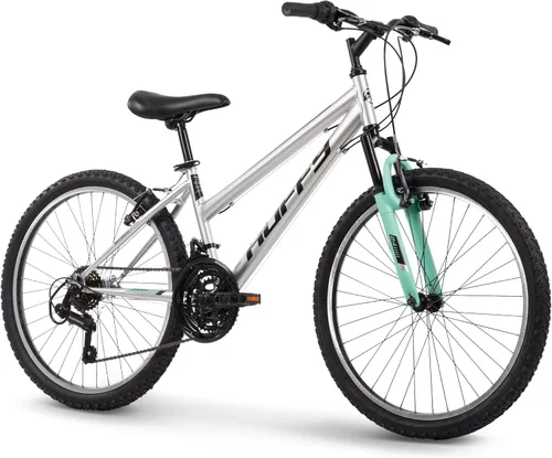 Vista 19 de Huffy Bicicleta de montaña Stone para hombres y mujeres, 20"/24"/26", 6 velocidades (20") o 21 velocidades, suspensión delantera o doble (varía)