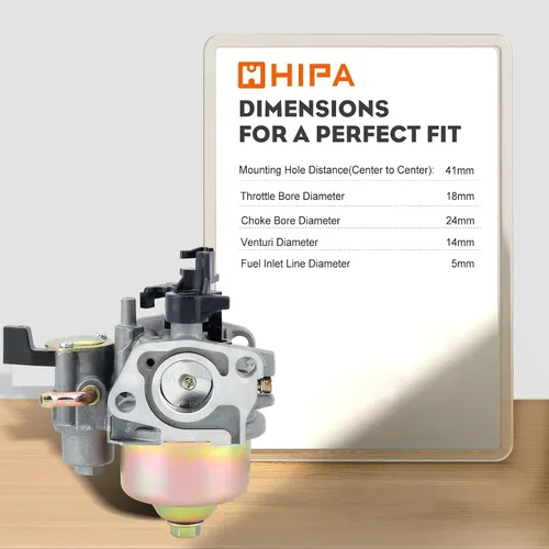 Vista 9 de Hipa HR216 GXV160 Carburador para Honda HR214 HRC216 HRC216K1 Cortadora de césped Motor pequeño Reemplazo para 16100-ZE7-W21 17210-ZE7-505 Filtro